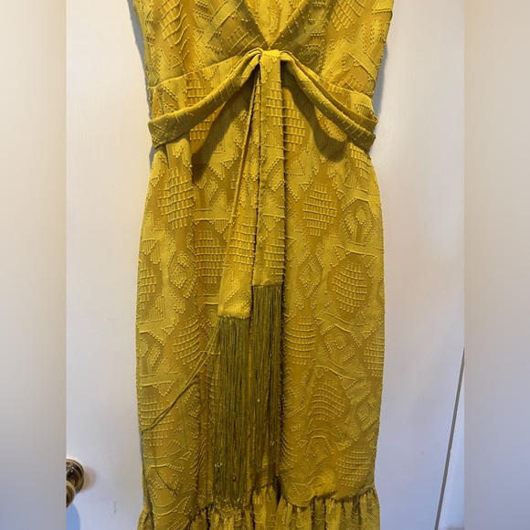Sachin + Babi Anthropologie Jacquard Maxi Dress Size 6 - Picture 3 of 7